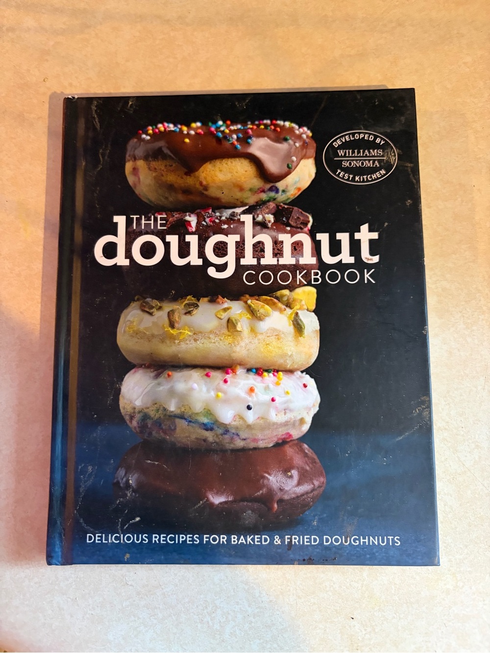 Williams Sonoma Doughnut Cookbook - Black Cover with Colorful Donuts